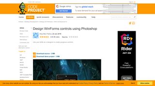 
                            10. Design WinForms controls using Photoshop - CodeProject