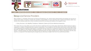 
                            5. Designated Service Providers