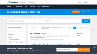 
                            4. Designcrowd designer login Jobs, Employment | Freelancer