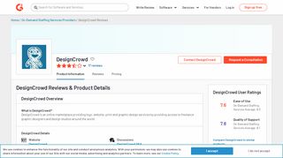 
                            12. DesignCrowd Reviews 2018 | G2 Crowd