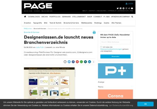 
                            11. Designenlassen.de launcht neues Branchenverzeichnis | PAGE online