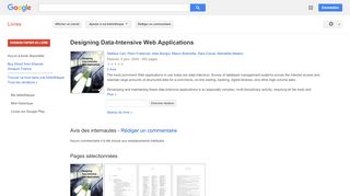 
                            12. Designing Data-Intensive Web Applications - Google पुस्तक परिणामहरु