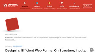 
                            10. Designing Efficient Web Forms: On Structure, Inputs, Labels And ...