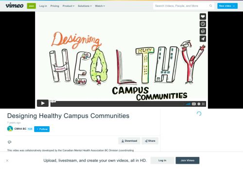 
                            13. Designing Healthy Campus Communities on Vimeo