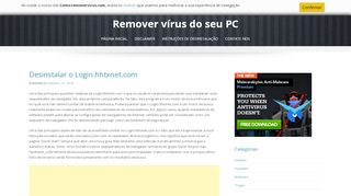 
                            2. Desinstalar o Login.hhtxnet.com | Remover vírus do seu PC