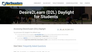 
                            3. Desire2Learn (D2L) - NEIU CTL