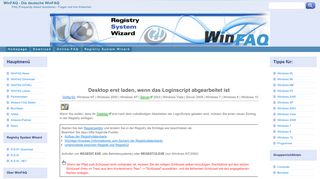 
                            13. Desktop erst laden, wenn das Loginscript abgearbeitet ist - WinFAQ