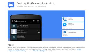 
                            1. Desktop Notifications for Android