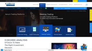
                            7. Desktop Trading Platforms - Start Trading by ... - Karvy Online