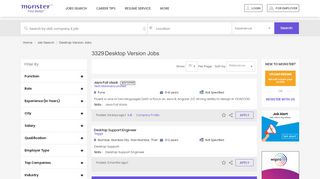
                            5. Desktop Version Jobs - Monster India