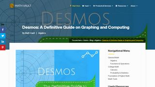 
                            6. Desmos: A Definitive Guide in Graphing and Computing | Math Vault