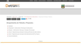 
                            3. Despachantes de Trânsito / Prepostos - Detran RS