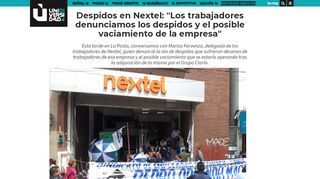 
                            13. Despidos en Nextel: 