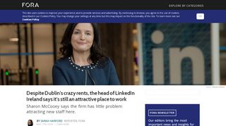 
                            13. Despite Dublin's crazy rents, the head of LinkedIn Ireland says it's still ...