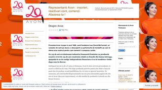 
                            11. Despre Avon | Reprezentanti Avon : inscrieri, reactivari cont, comenzi ...