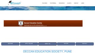 
                            13. DESPune :Deccan Education Society, Pune - ePravesh