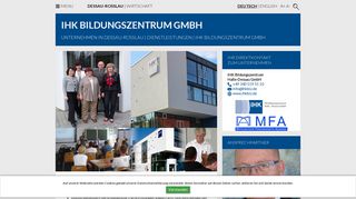
                            10. Dessau-Rosslau - Wirtschaftsförderung: IHK Bildungszentrum GmbH