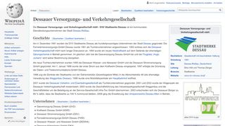 
                            5. Dessauer Versorgungs- und Verkehrsgesellschaft – Wikipedia