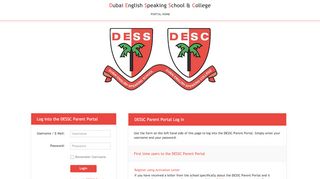 
                            1. DESSC Parent Portal|Login