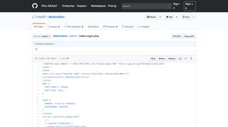 
                            4. destination/index.login.php at master · Turbo87/destination · GitHub