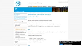 
                            12. DESY - IT - Öffentliche Linux Login und Work-Group-Server