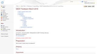 
                            8. DESY Testbeam March 2016 - CERN TWiki