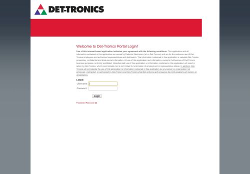 
                            11. Det-Tronics Portal Login