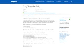 
                            11. Detailed Analysis - Troj/BankSnif-B - Viruses and Spyware - Advanced ...