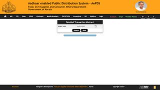 
                            8. Detailed Transactions - AePDS-Kerala