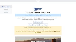 
                            10. Detaillierte MedAT Statistik für Bewerber 2019 - Get-to-med.com