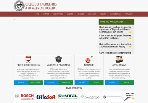 
                            13. Details - College of Engineering and Management, Kolaghat