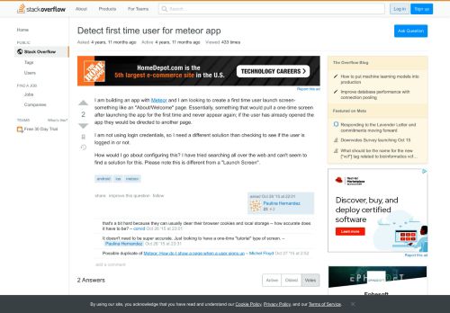 
                            4. Detect first time user for meteor app - Stack Overflow