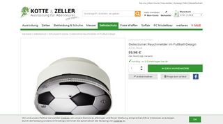 
                            11. Detectomat Rauchmelder im Fußball-Design günstig kaufen - Kotte ...