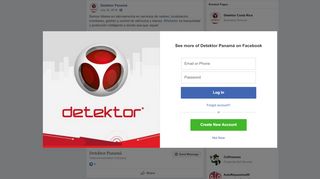 
                            7. Detektor Panamá - Somos líderes en latinoamerica en... | Facebook