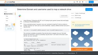 
                            9. Determine Domain and username used to map a network drive - Stack ...