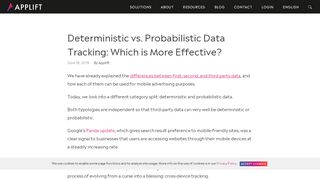 
                            3. Deterministic vs. Probabilistic Data Tracking: Which is More Effective ...