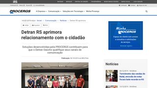 
                            8. Detran RS aprimora relacionamento com o cidadão - PROCERGS ...