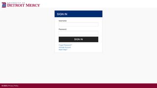 
                            4. Detroit Mercy Login