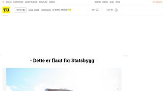 
                            2. - Dette er flaut for Statsbygg - Tu.no