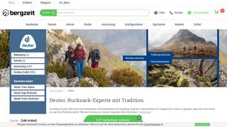 
                            5. Deuter jetzt online kaufen im Bergzeit Markenshop