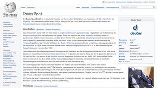 
                            12. Deuter Sport – Wikipedia