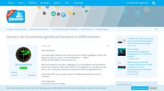 
                            7. Deutsch als Voreinstellung/Default/Standard im WEB-Interface ...