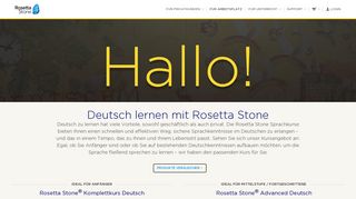 
                            3. Deutsch lernen | Einfach online mit einem Rosetta Stone Sprachkurs
