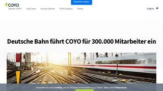 
                            4. Deutsche Bahn führt COYO für 300.000 Mitarbeiter ein