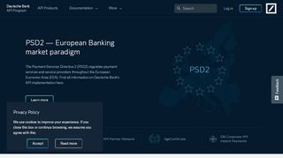 
                            8. Deutsche Bank API