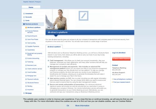 
                            5. Deutsche Bank - db-direct e-platform