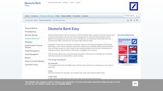 
                            4. Deutsche Bank – Deutsche Bank Easy