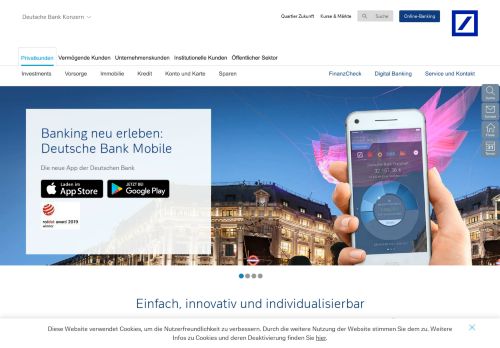 
                            2. Deutsche Bank Mobile App – Deutsche Bank Privatkunden
