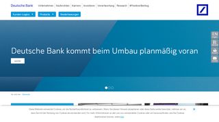 
                            11. Deutsche Bank: Startseite