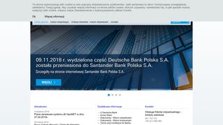 
                            10. Deutsche Bank – Strona główna